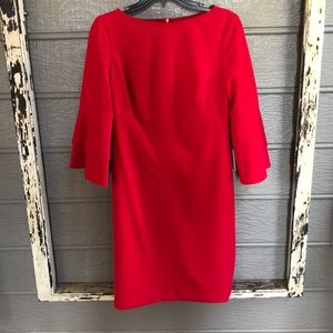 Classic cut stylish red dress